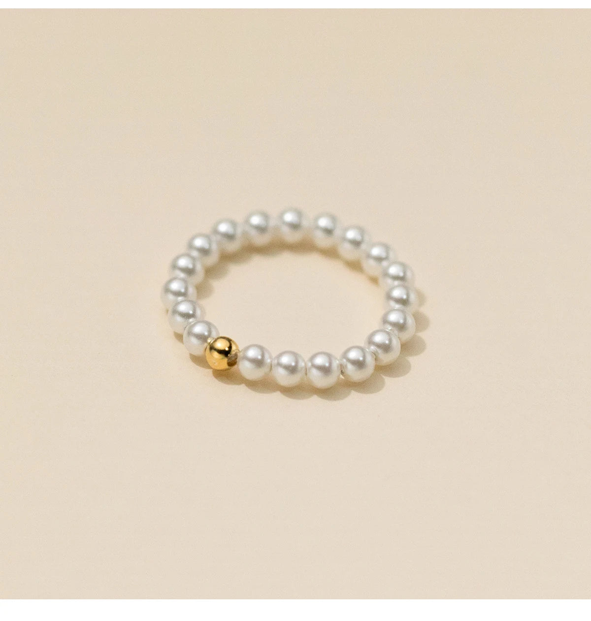 Shell Pearl Ring