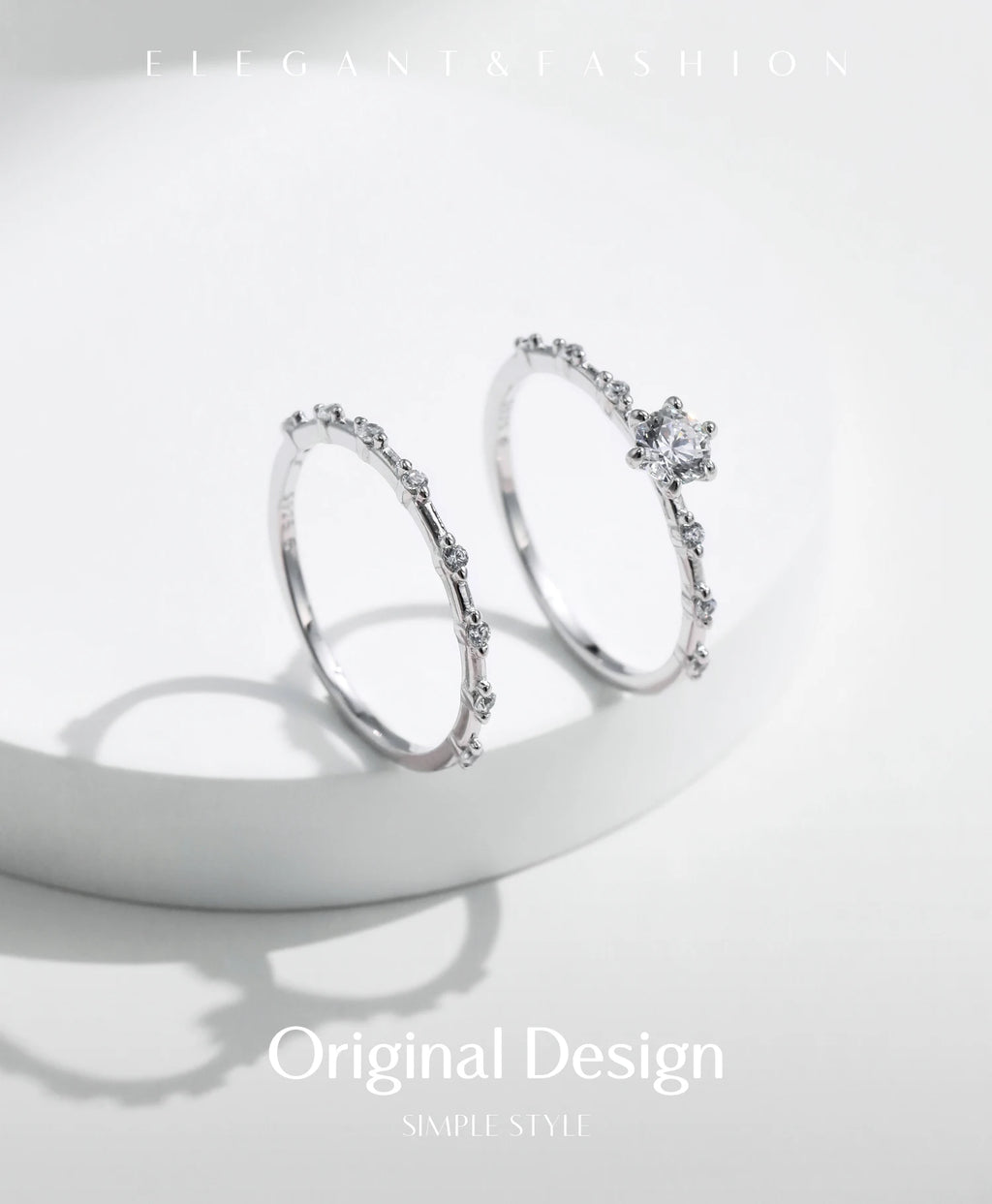 Moissanite Rings