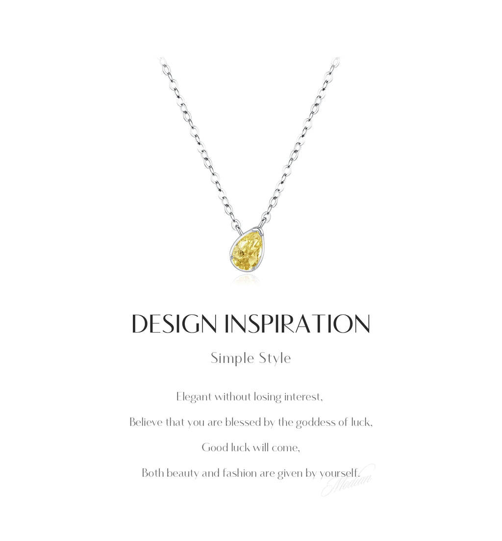 Collier Goutte d'Eau - Plaqué Or 