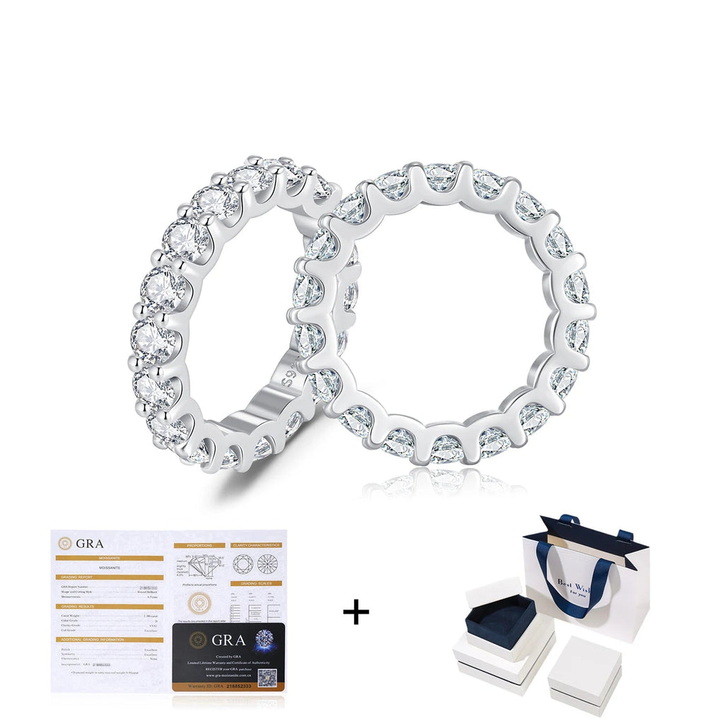 Moissanite Eternity Ring