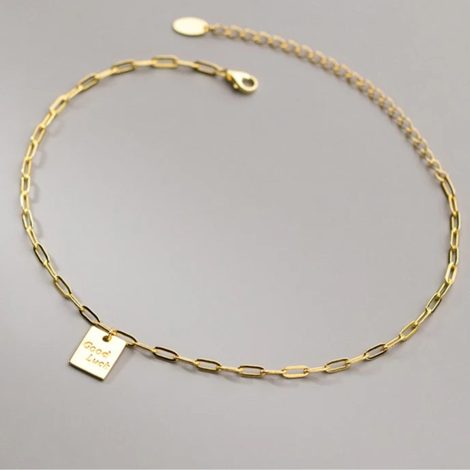 Simple Lucky Chain Anklet