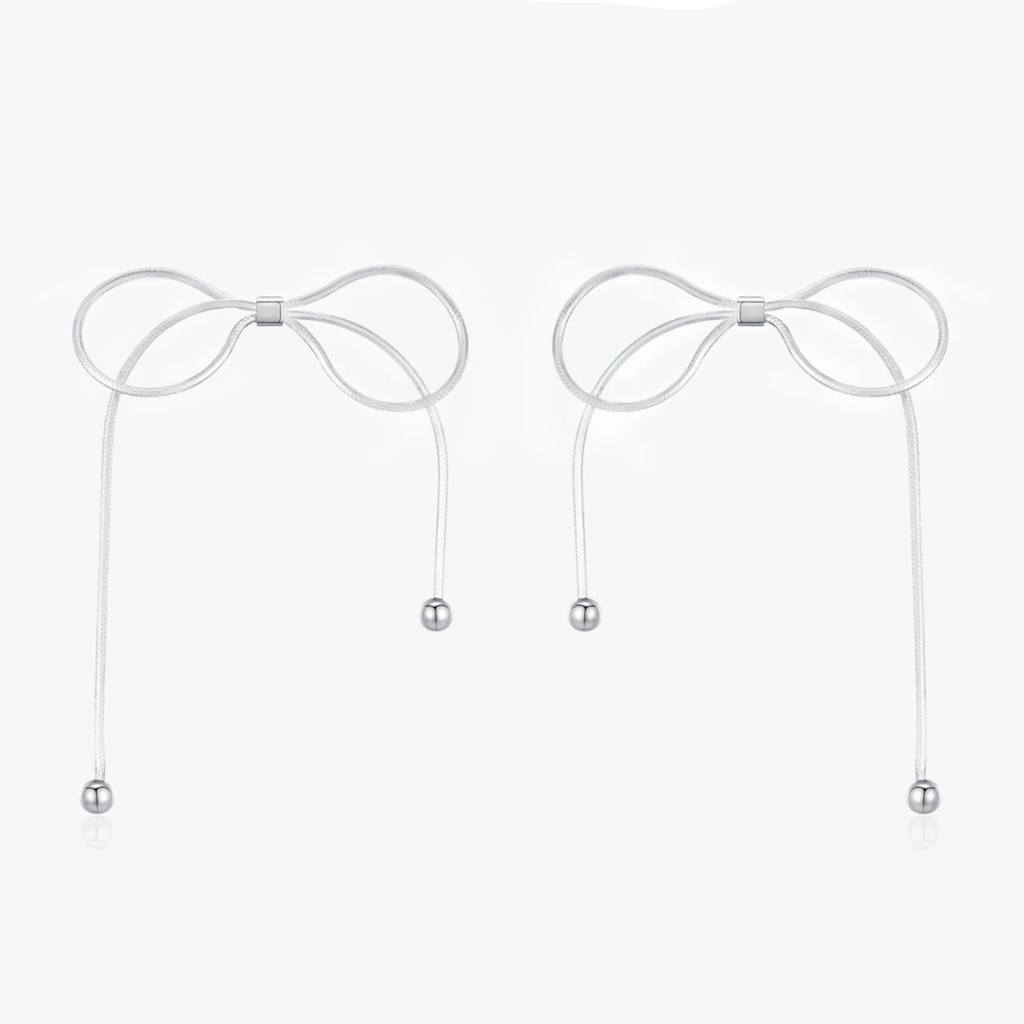 Bowknot Stud Earrings - Valentine's Day
