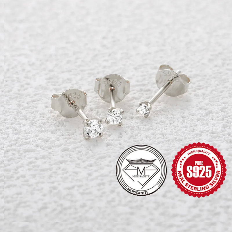 0.5-1.2 Carat D Color Moissanite Earrings