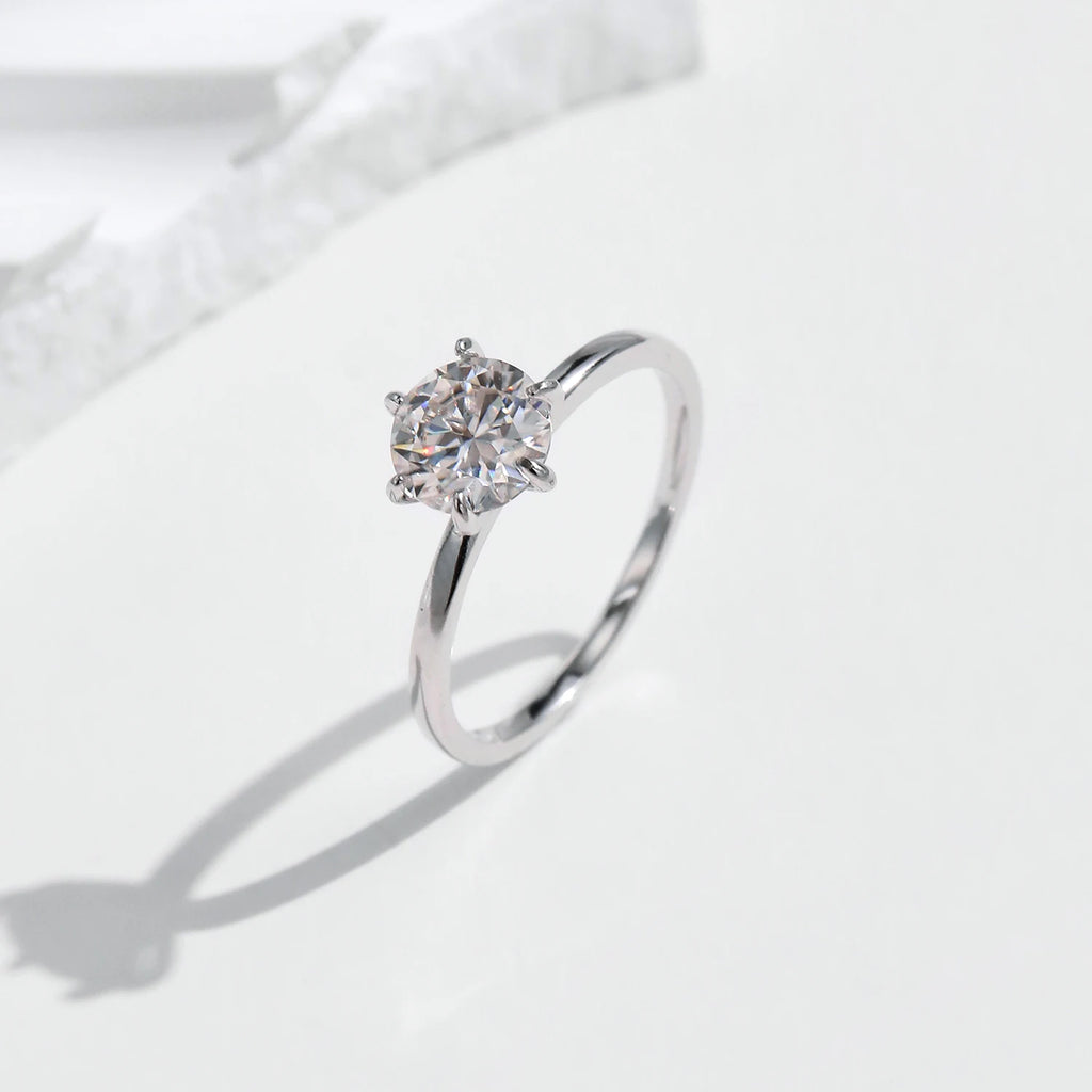 1CT Moissanite Ring
