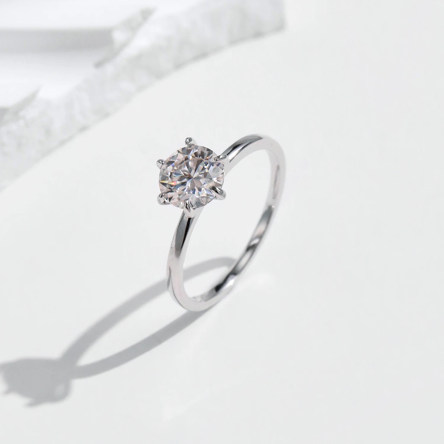 1CT Moissanite Ring
