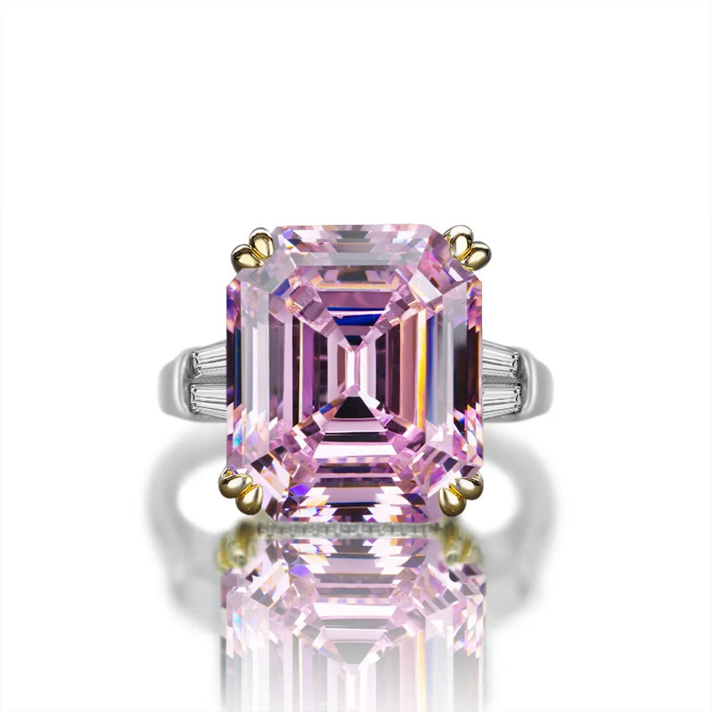 Square Moissanite Ring