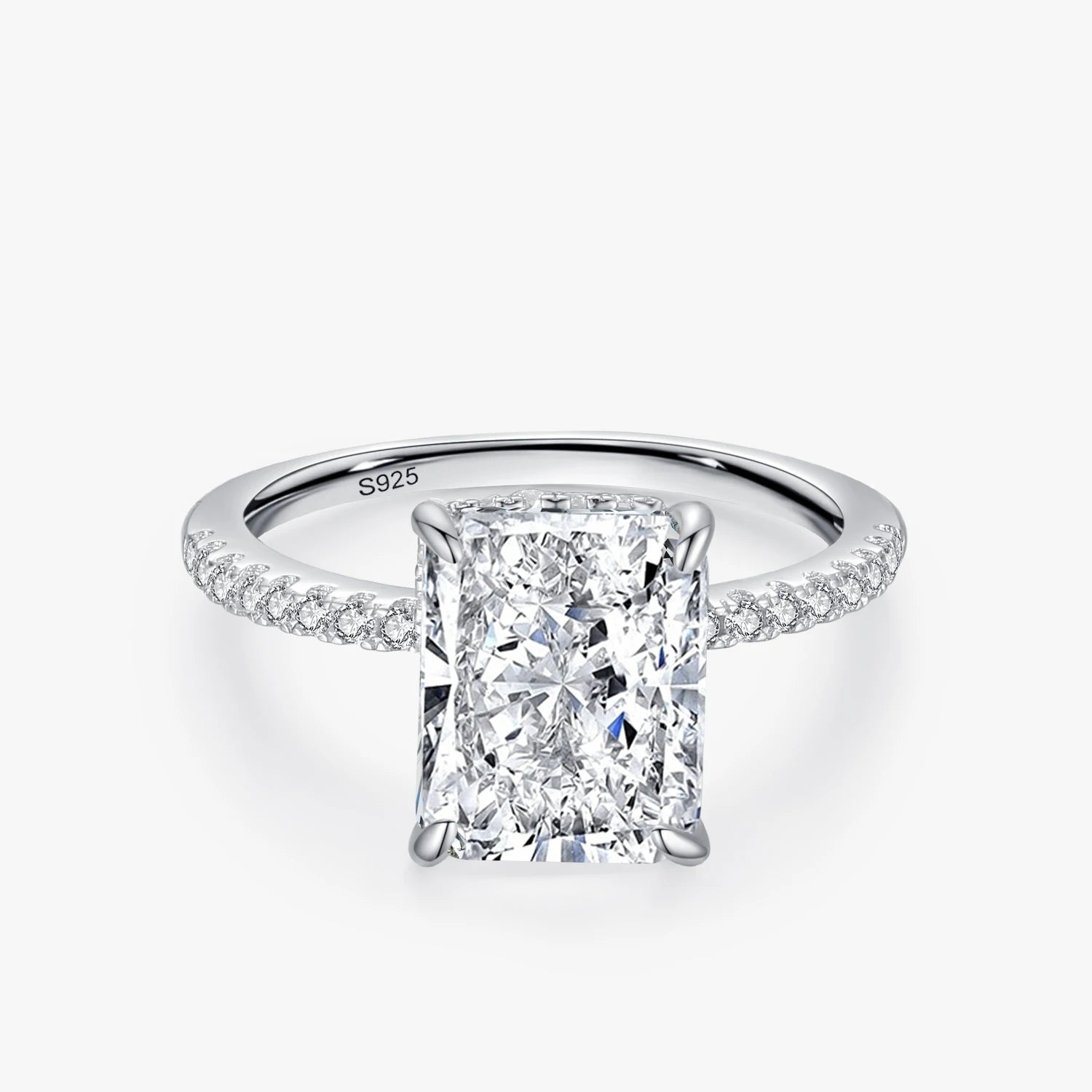 8A Crushed Iced Out Cut Ring