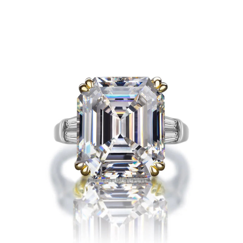 Square Moissanite Ring