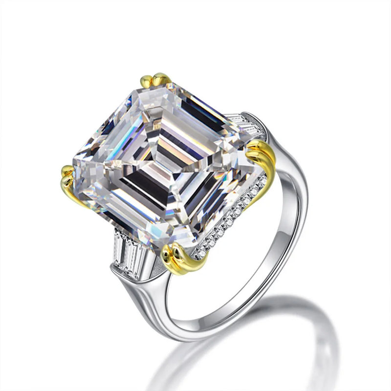 Square Moissanite Ring
