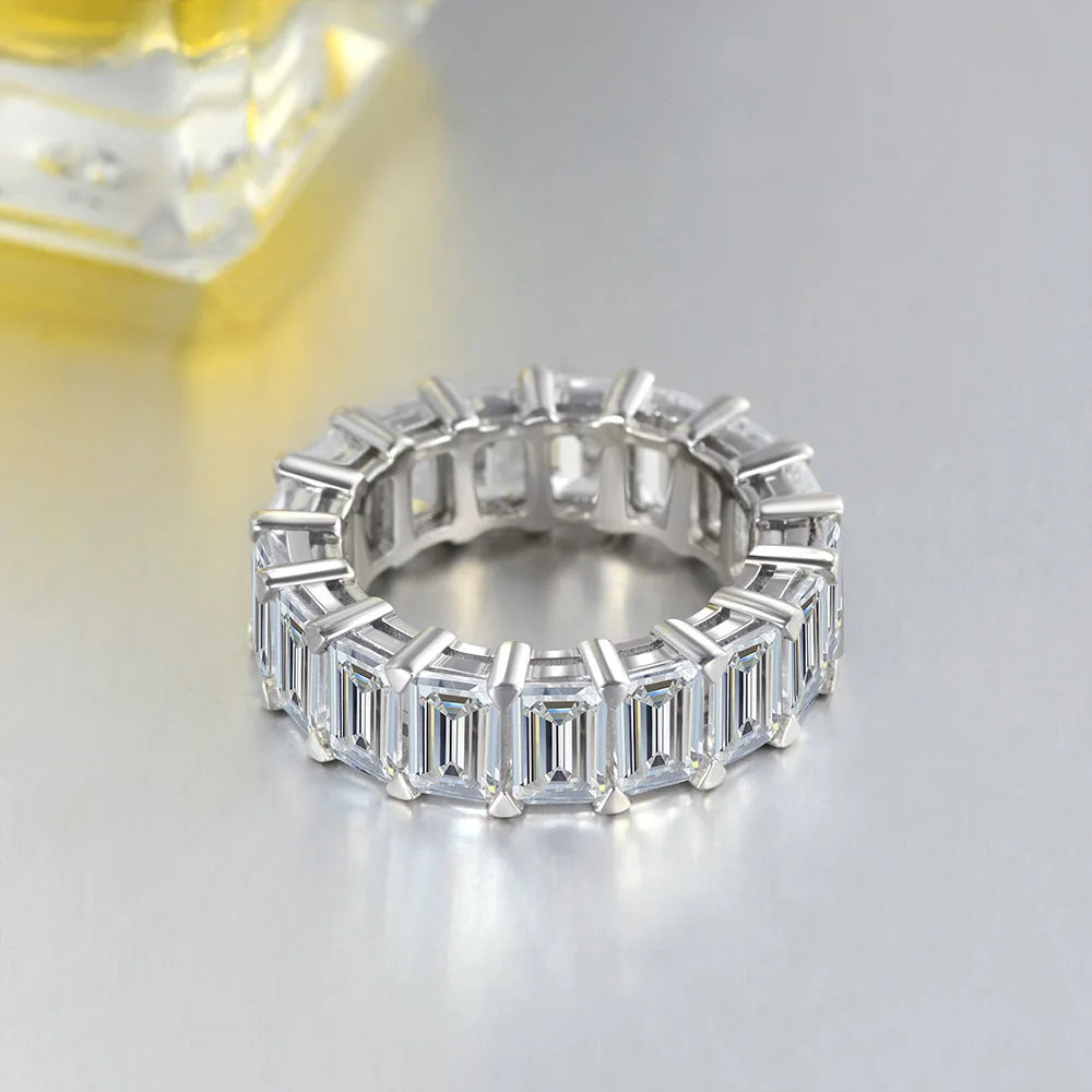 3*5mm High Carbon Diamond Ring