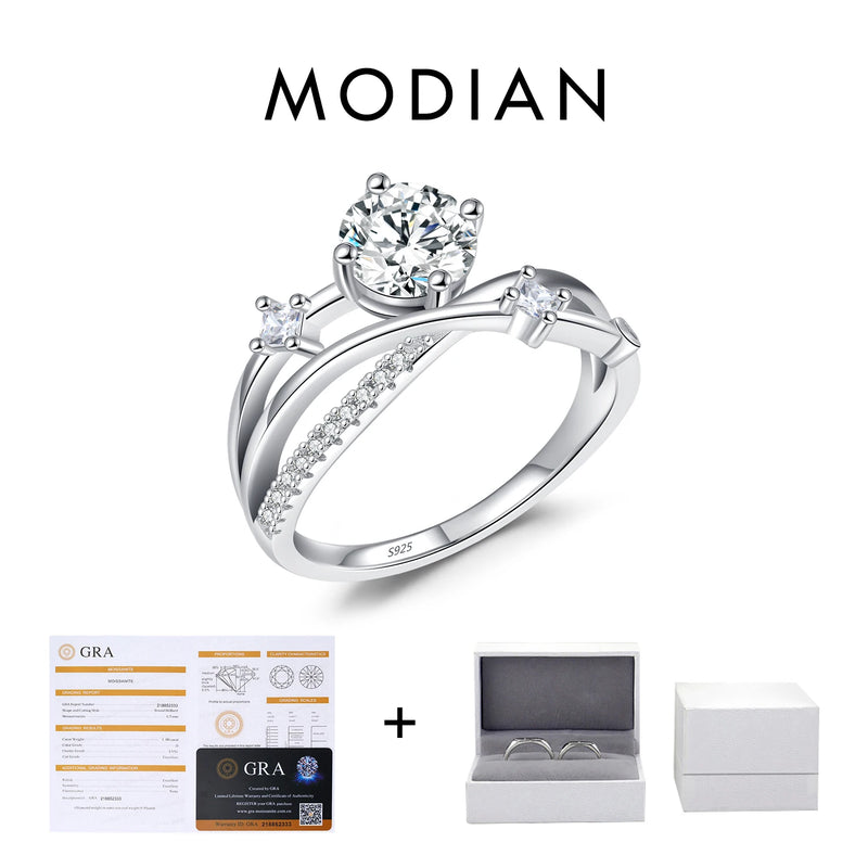 Clarity Moissanite Dazzling Ring