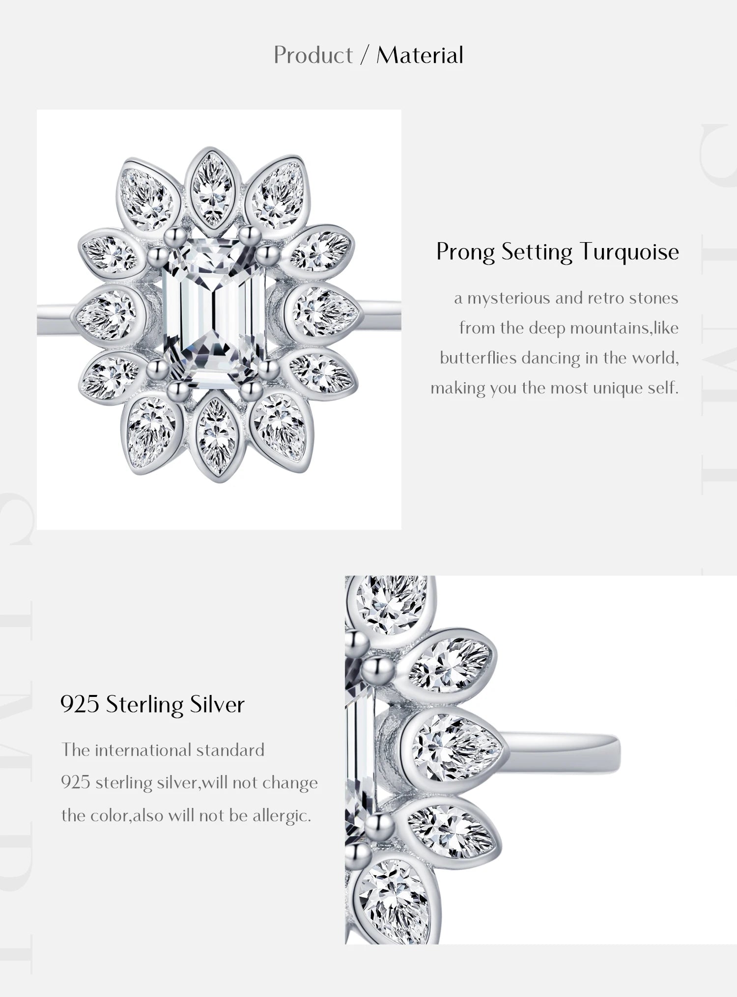 Flower Cocktail Rings
