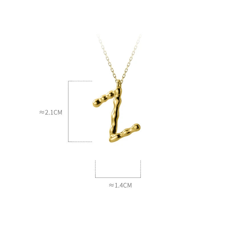 Simple 26 Letters Chain Necklace