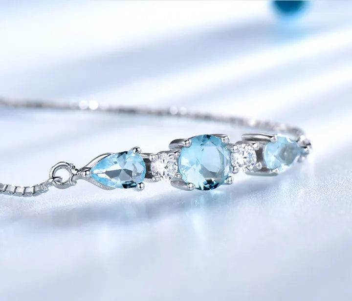Nano Blue Topaz Bracelet