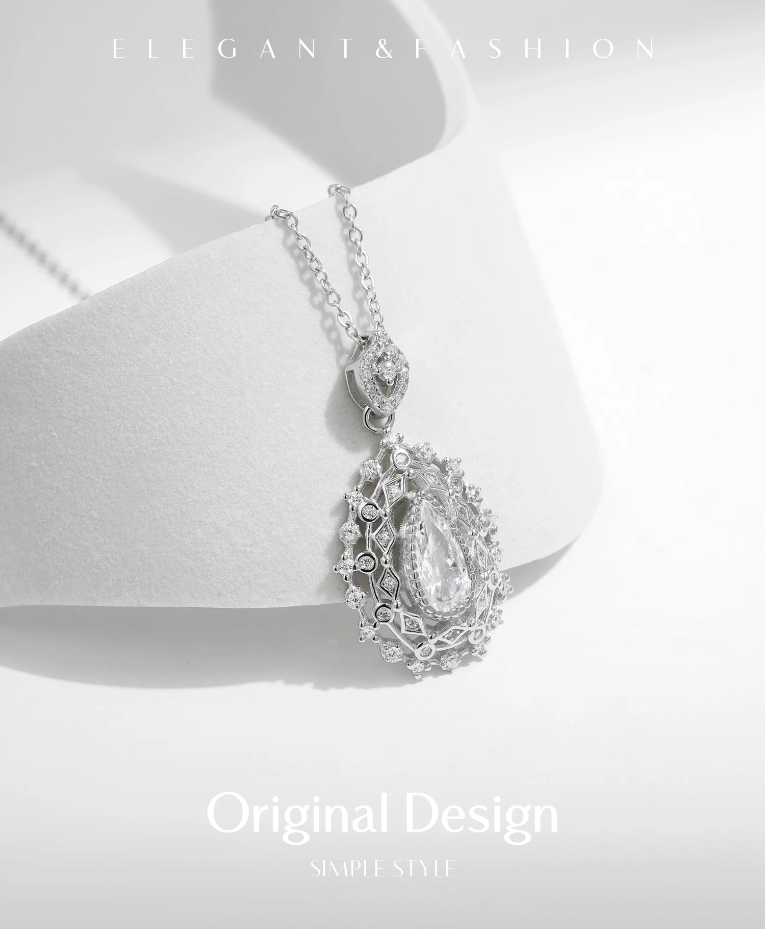 Collier goutte d'eau 