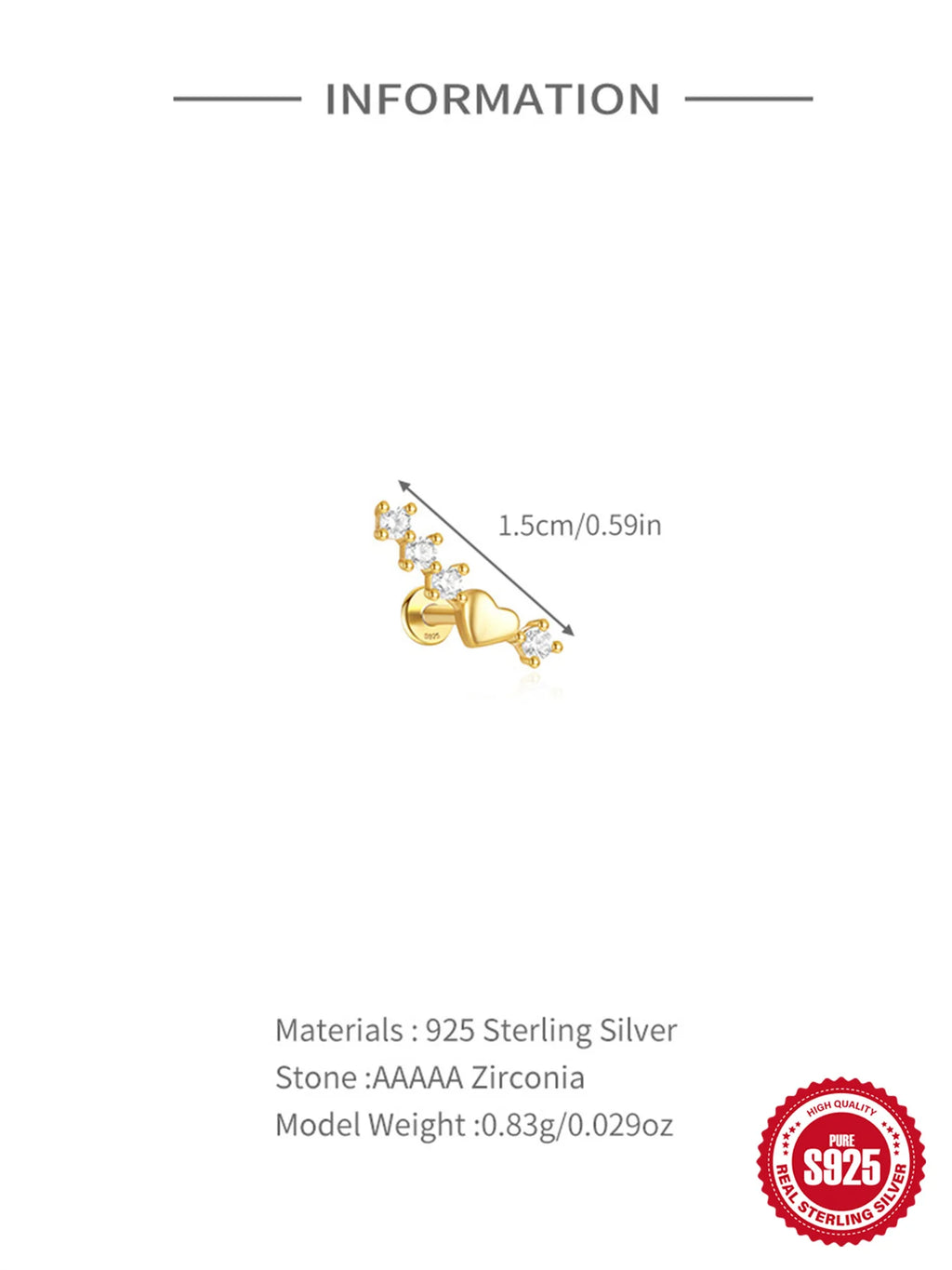 Gold Piercings