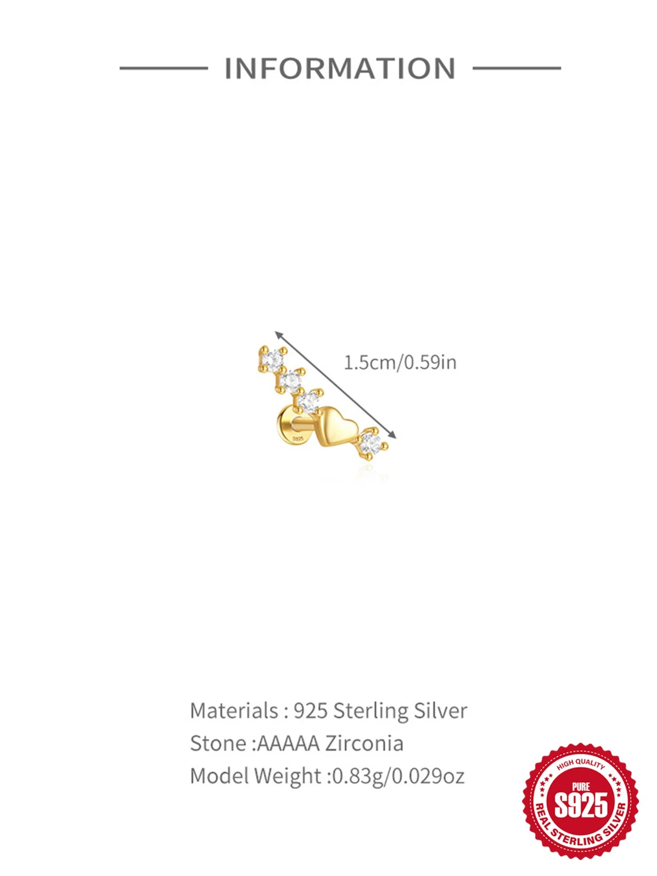 Gold Piercings