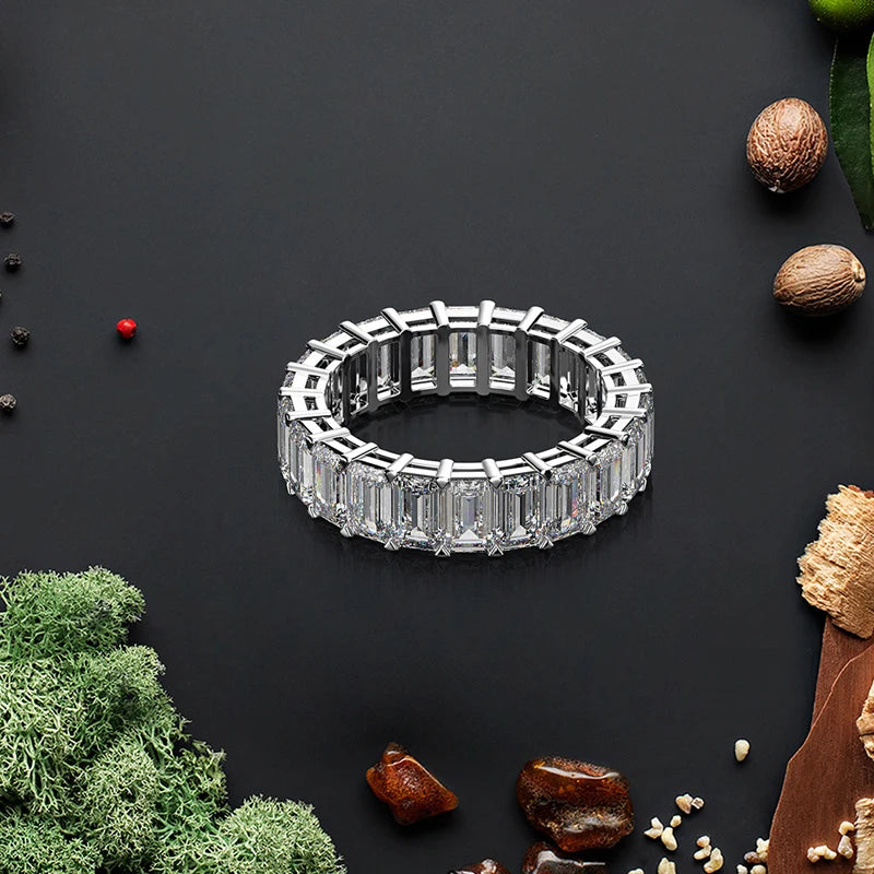 3*5mm High Carbon Diamond Ring