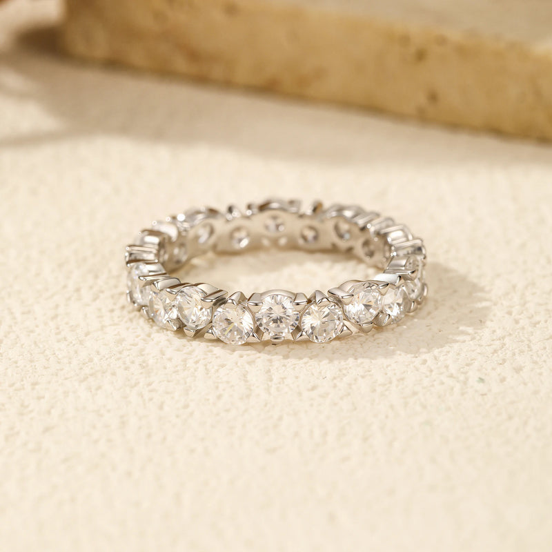 Cubic Zirconia Eternity Ring