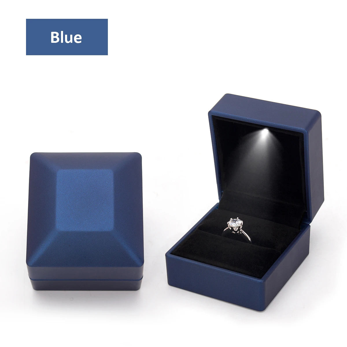 1 Pcs LED Jewelry Ring Box
