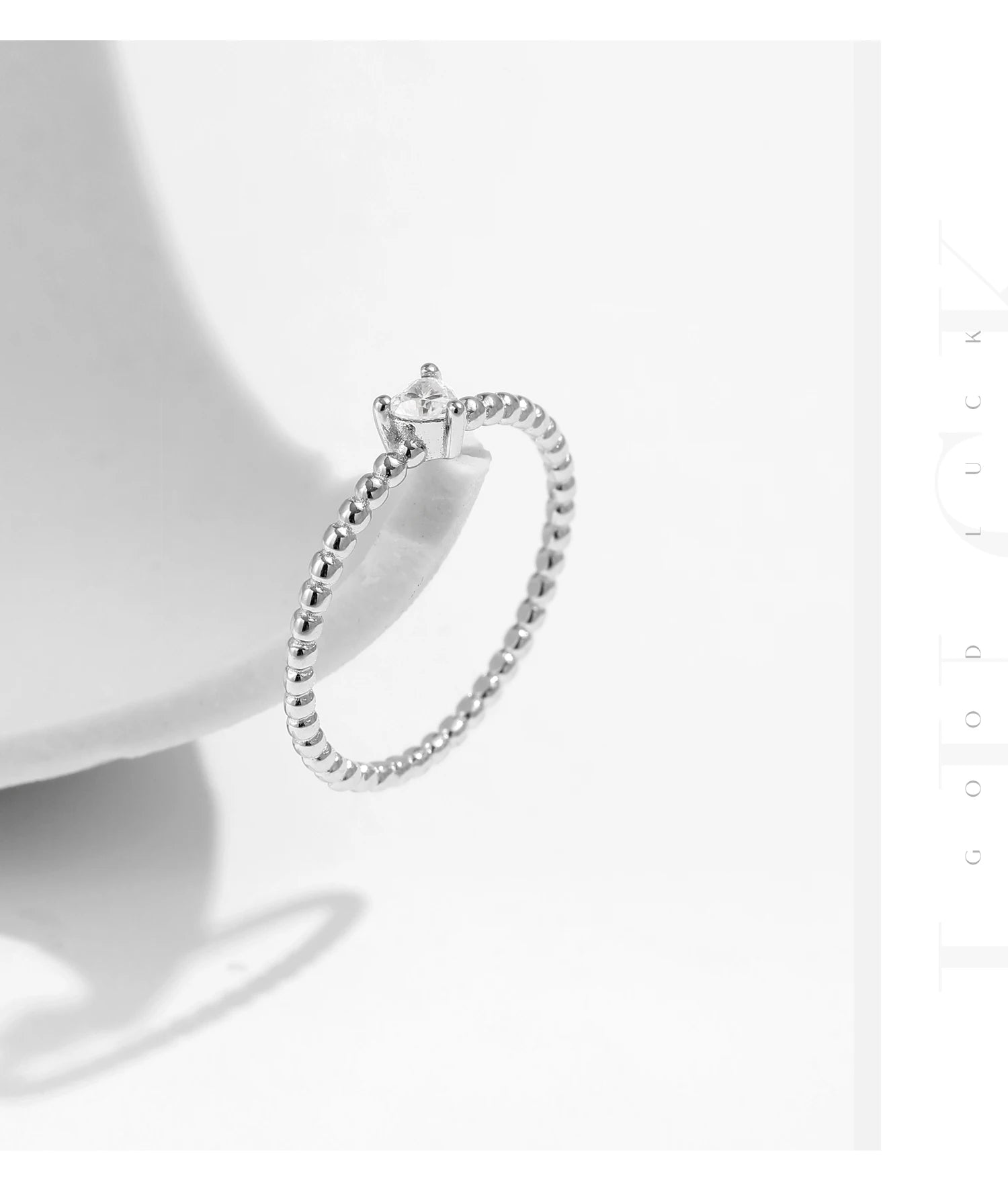Geometric Shaped Moissanite Ring