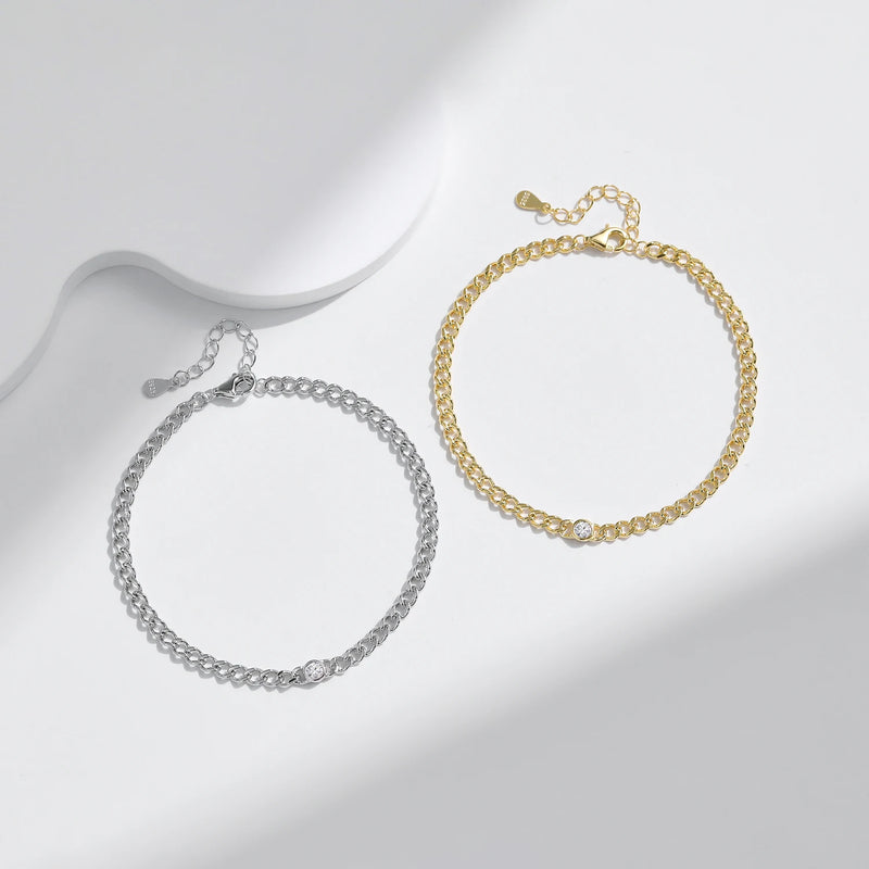 Cearl Round Moissanite Bracelets
