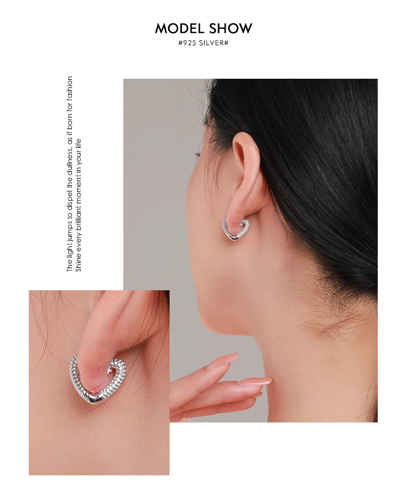 Hearts Ear Buckles
