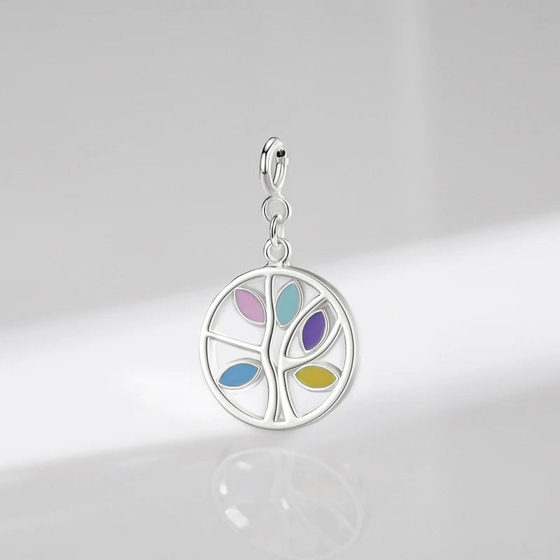 Rainbow Enamel Pendant