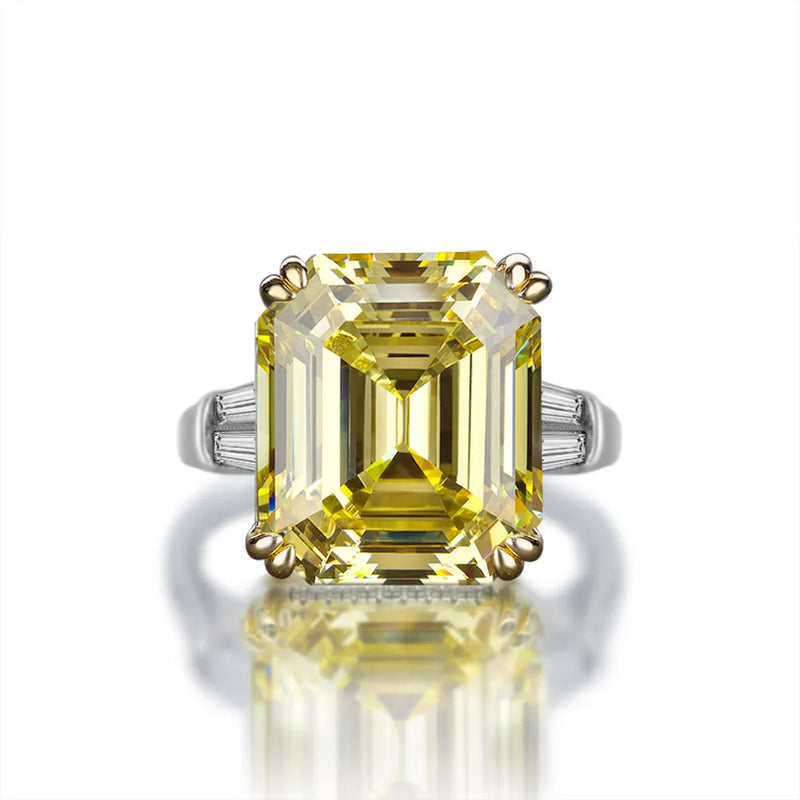 Square Moissanite Ring