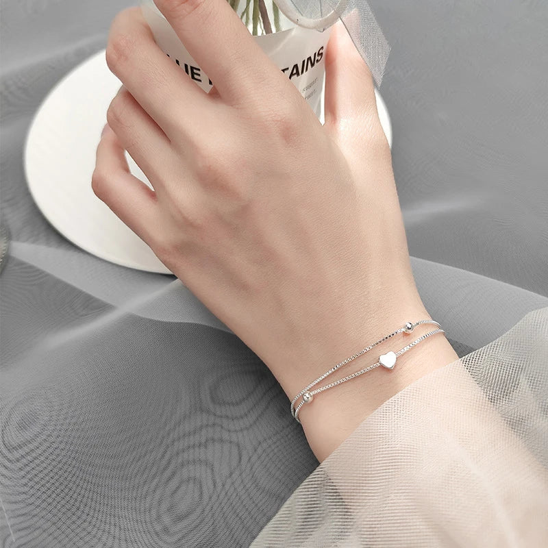 Little Balls Love Hearts Bracelet