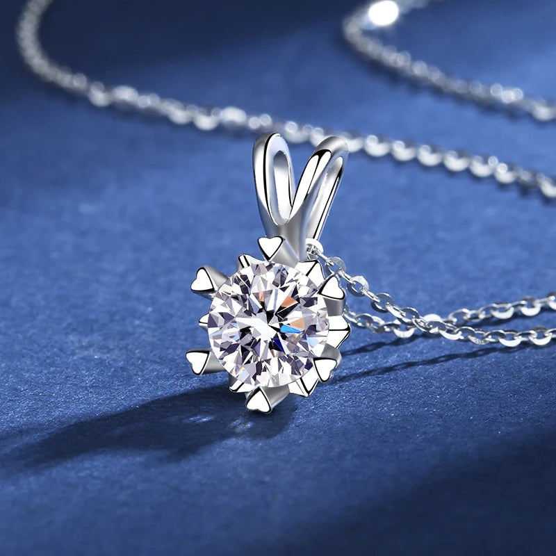 GRA Moissanite Pendant