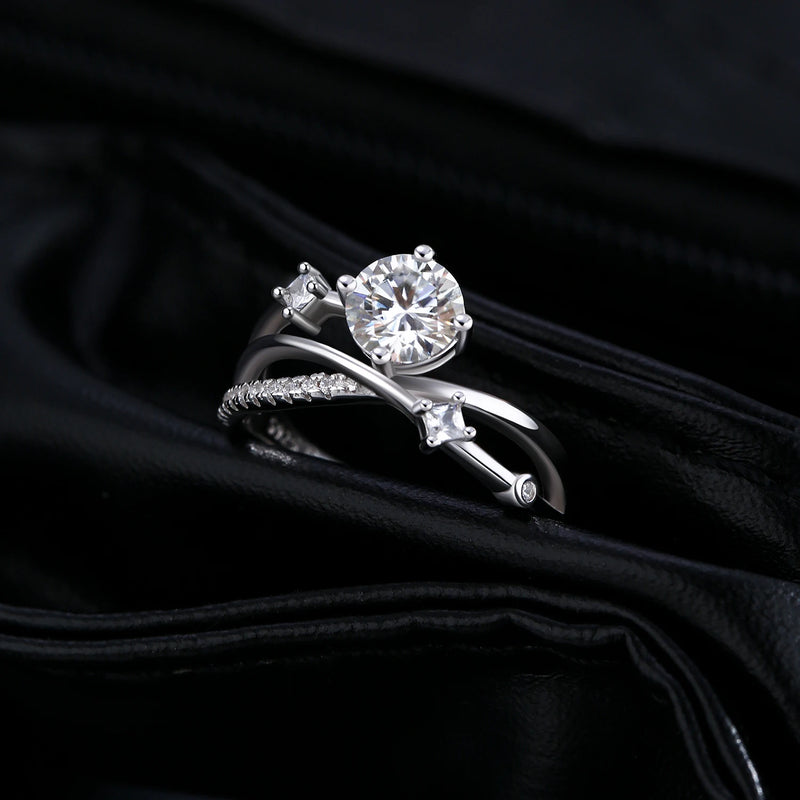 Clarity Moissanite Dazzling Ring