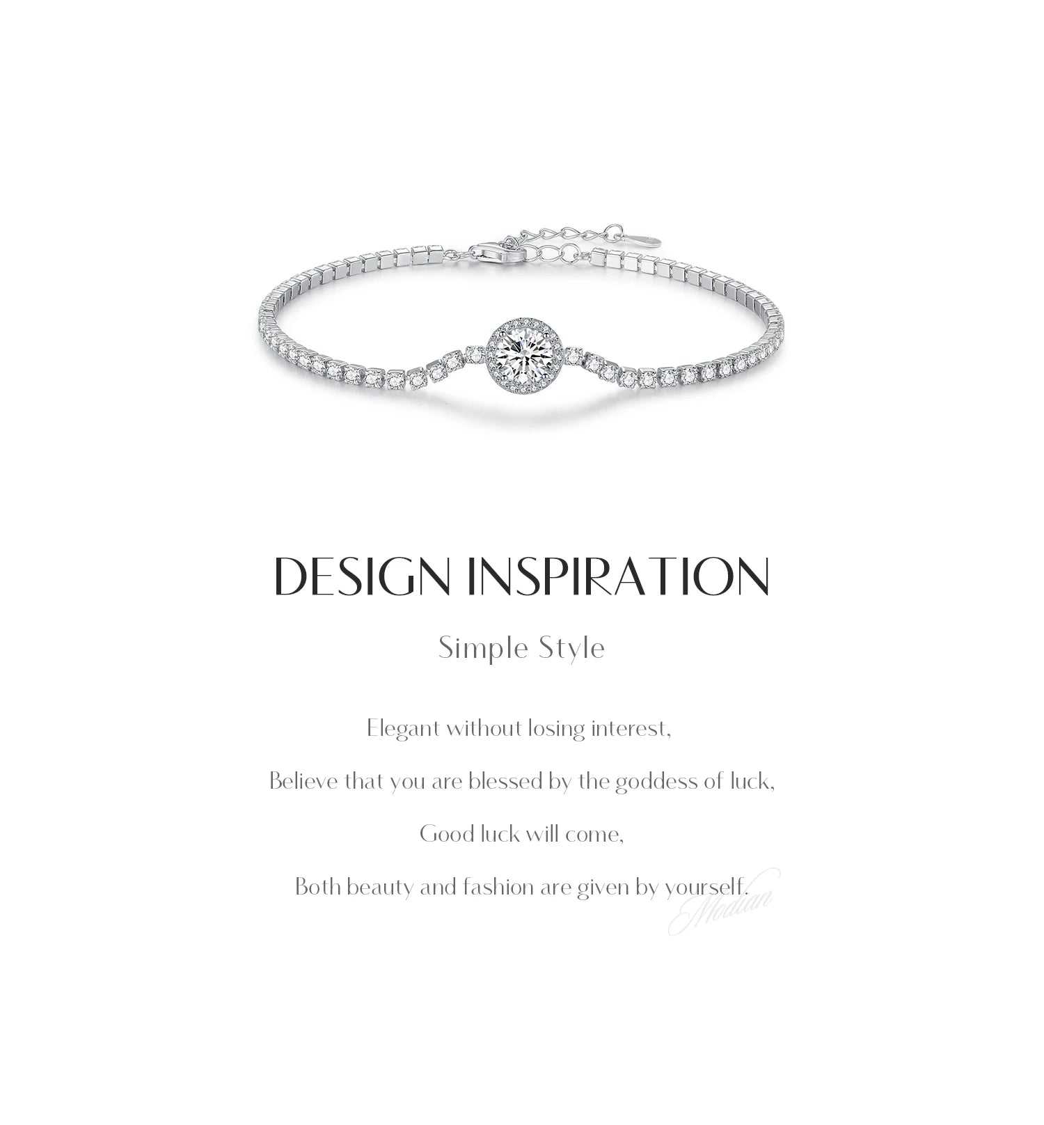 Halo Clear Cubic Zirconia Tennis Bracelets