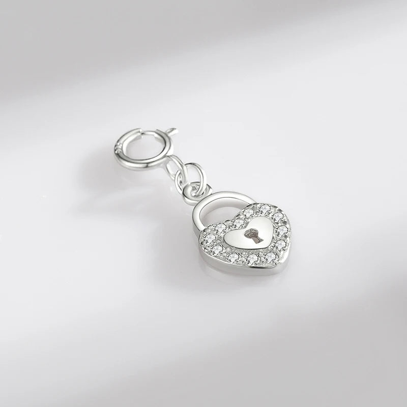 Romantic Keyhole Hearts Pendant