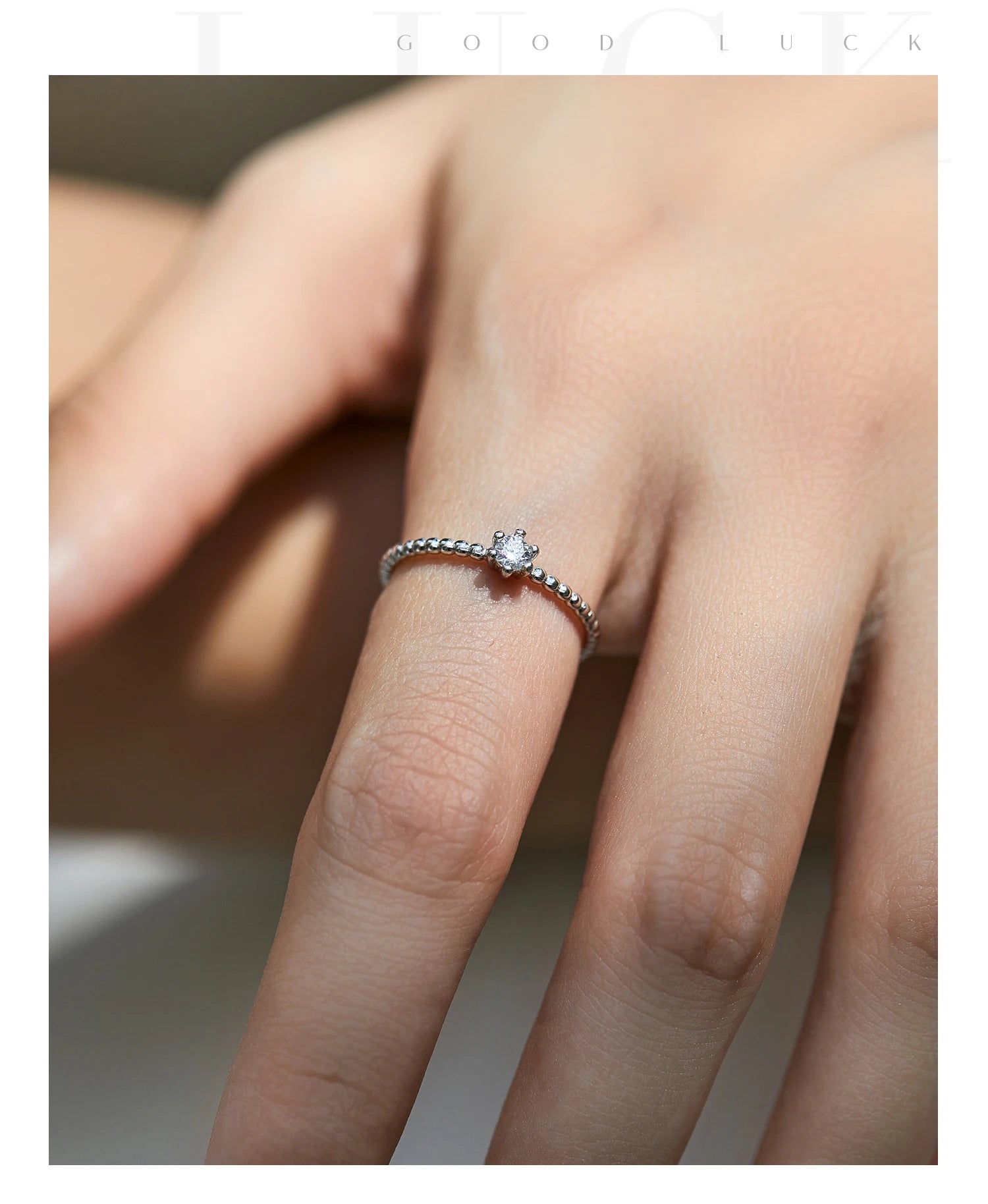 Geometric Shaped Moissanite Ring