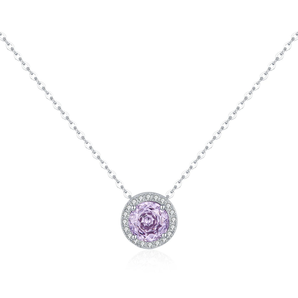 Colliers scintillants taille rose ronde 