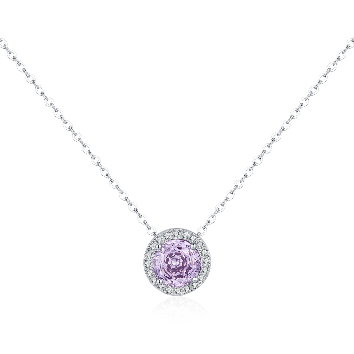 Colliers scintillants taille rose ronde 