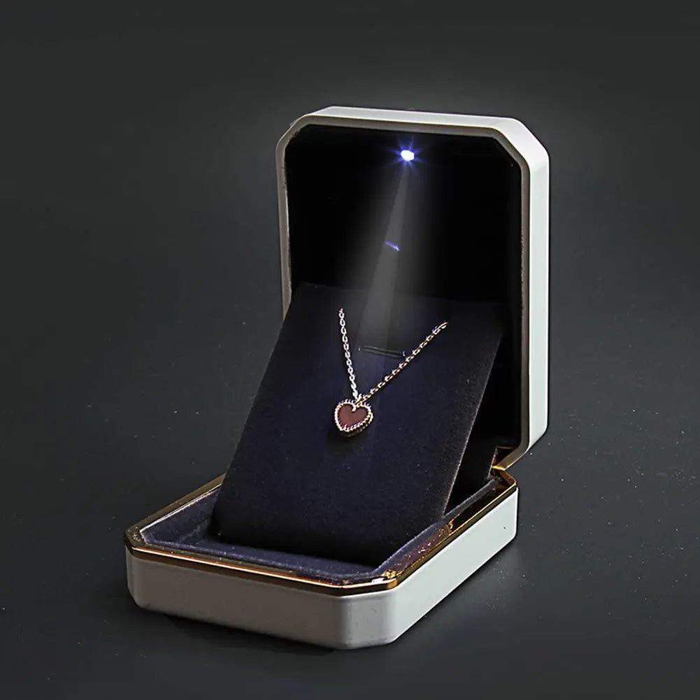 1 Pcs LED Jewelry Ring Box