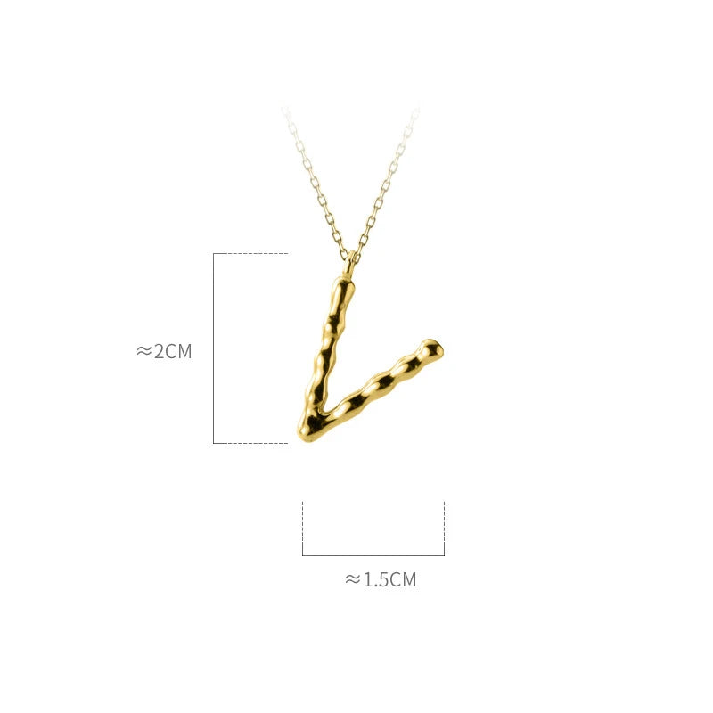 Simple 26 Letters Chain Necklace