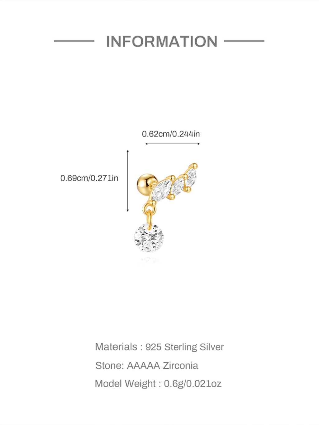 Gold Piercings
