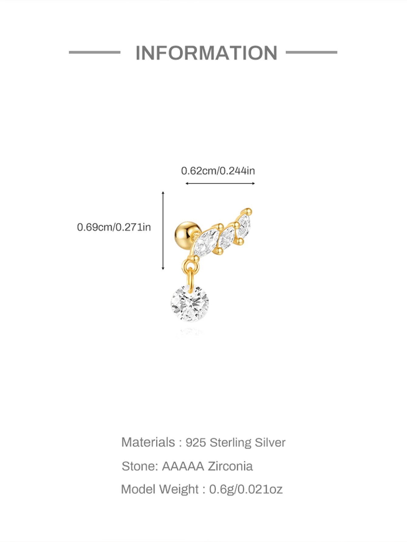 Gold Piercings