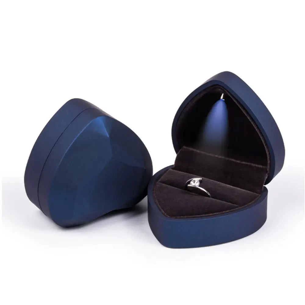 1 Pcs LED Jewelry Ring Box