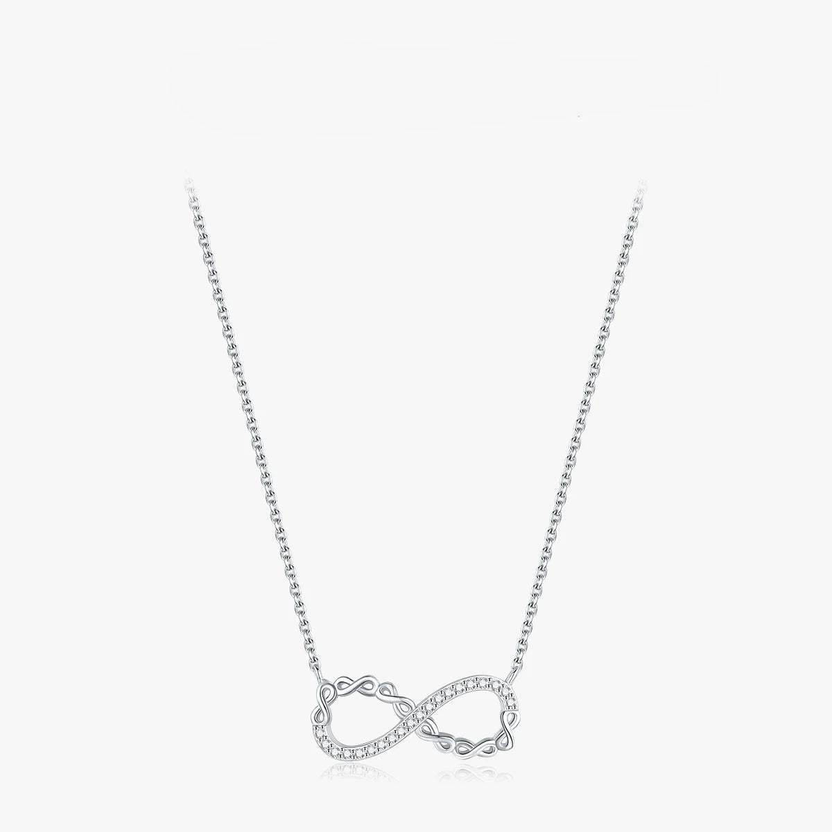 Pendentif romantique d'amour infini 