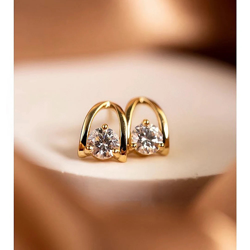 0.5/1 Carat Moissanite Earrings