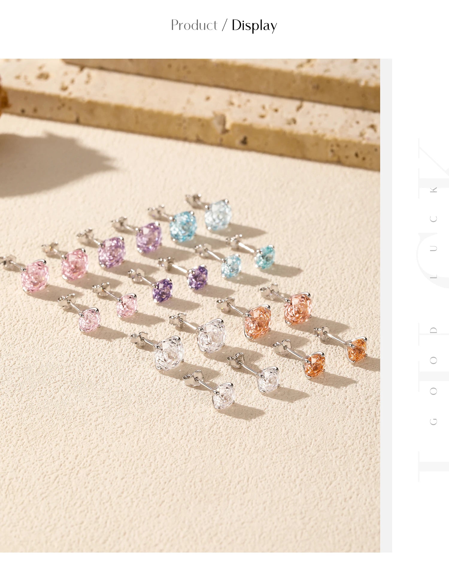 Polygon Multi-Color Rose Cut Cubic Zirconia