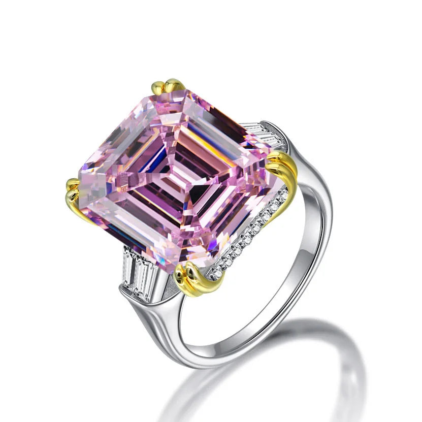 Square Moissanite Ring