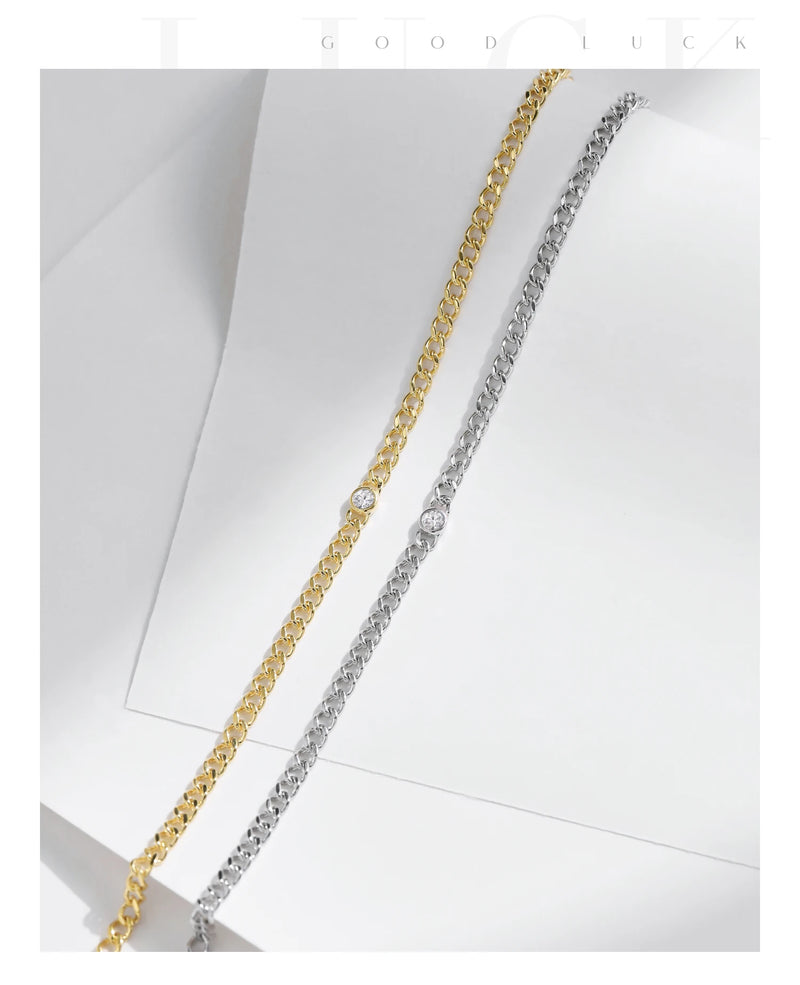Cearl Round Moissanite Bracelets