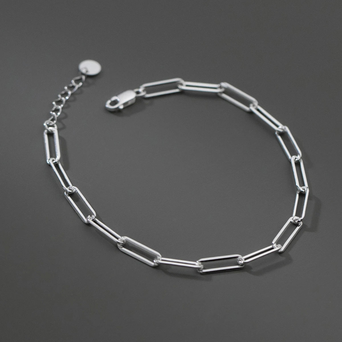 Silver Simple Hollow Out Bracelet