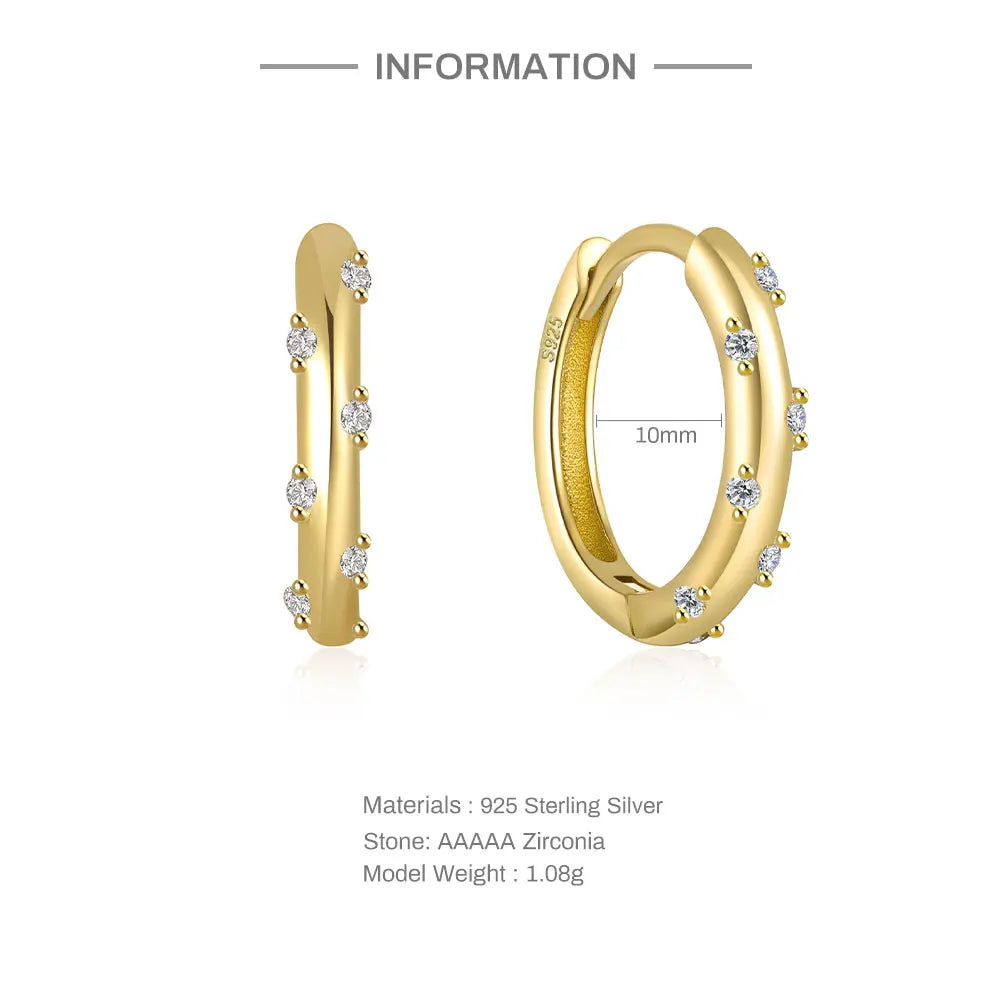 Glossy Hoop Earrings