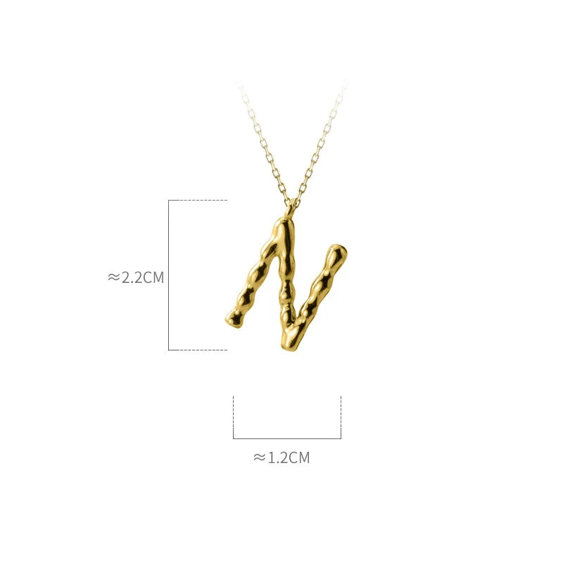 Simple 26 Letters Chain Necklace